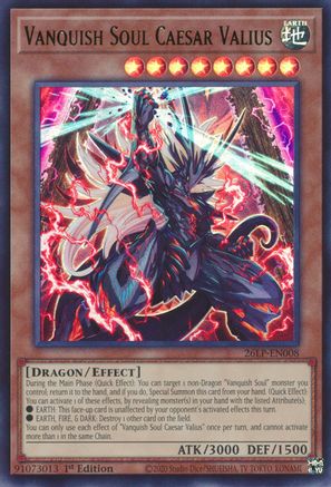 Vanquish Soul Caesar Valius (26LP-EN008) - Limited Pack World Championship 2026 1st Edition - Card Brawlers