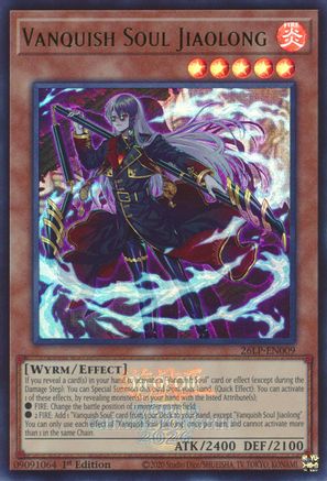 Vanquish Soul Jiaolong (Emblazoned) (26LP-EN009) - Limited Pack World Championship 2026 1st Edition - Card Brawlers