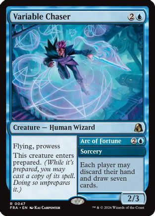 Variable Chaser (FRA-047) - Reality Fracture Foil - Card Brawlers