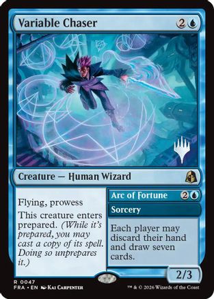 Variable Chaser (PPFRA-047) - Promo Pack: Reality Fracture Foil - Card Brawlers