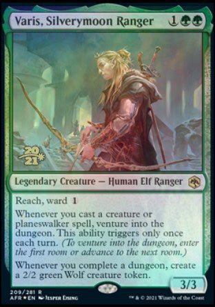 Varis, Silverymoon Ranger [Dungeons & Dragons: Adventures in the Forgotten Realms Prerelease Promos] - Card Brawlers