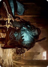 Vault Robber Art Card (Gold - Stamped Signature) [Kaldheim Art Series] - Card Brawlers