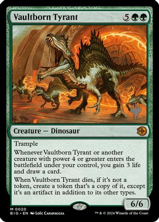 Vaultborn Tyrant (PPECL-020) - Promo Pack: Lorwyn Eclipsed - Card Brawlers