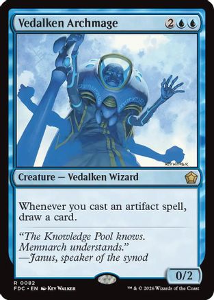 Vedalken Archmage (FDC-082) - Commander: Foundations - Card Brawlers