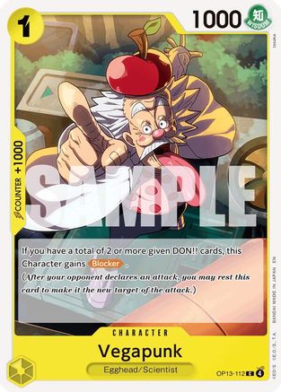 Vegapunk (OP13-112) - Carrying On His Will - Card Brawlers