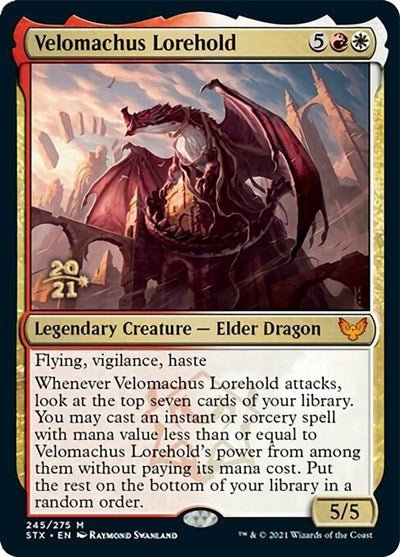 Velomachus Lorehold [Strixhaven: School of Mages Prerelease Promos] - Card Brawlers