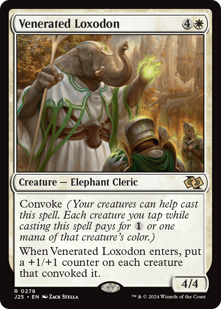 Venerated Loxodon [Foundations Jumpstart] - Card Brawlers
