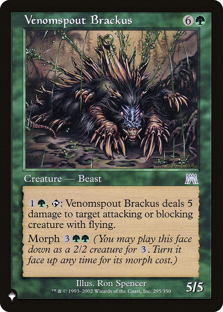 Venomspout Brackus [The List] - Card Brawlers