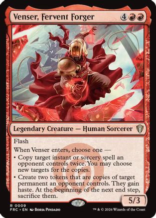 Venser, Fervent Forger (FRC-009) - Commander: Reality Fracture - Card Brawlers