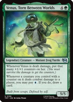 Venus, Torn Between Worlds (TMT-136) - Teenage Mutant Ninja Turtles - Card Brawlers