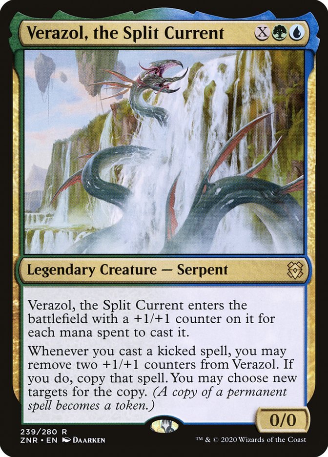 Verazol, the Split Current [Zendikar Rising] - Card Brawlers
