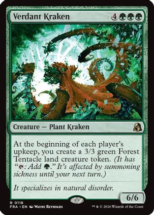 Verdant Kraken (FRA-118) - Reality Fracture - Card Brawlers