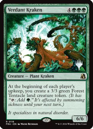 Verdant Kraken (PPFRA-118) - Promo Pack: Reality Fracture - Card Brawlers