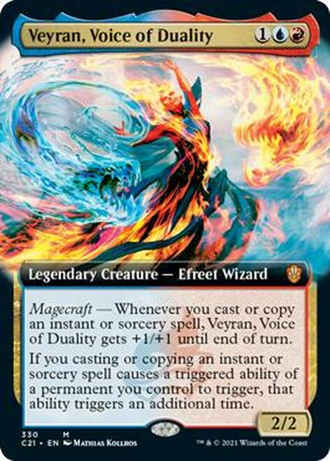 Veyran, Voice of Duality (Extended Art) [Commander 2021] - Card Brawlers