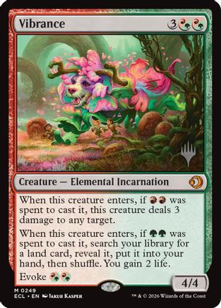 Vibrance (PPECL-249) - Promo Pack: Lorwyn Eclipsed Foil - Card Brawlers