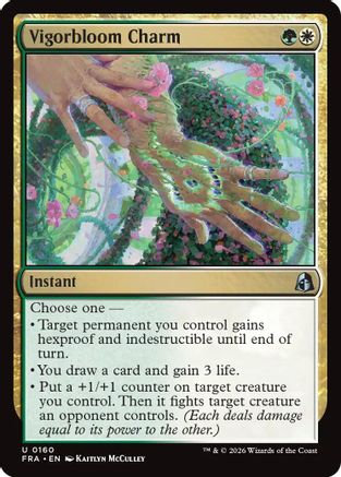 Vigorbloom Charm (FRA-160) - Reality Fracture Foil - Card Brawlers