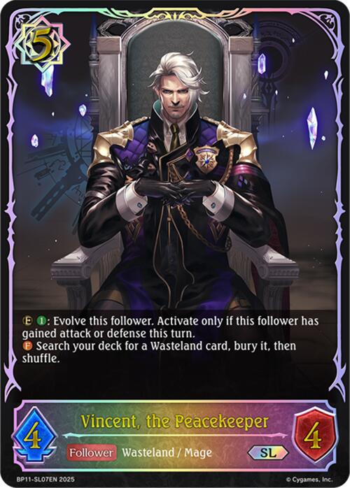 Vincent, the Peacekeeper (BP11 - SL07EN) [Bullet of Fate] - Card Brawlers