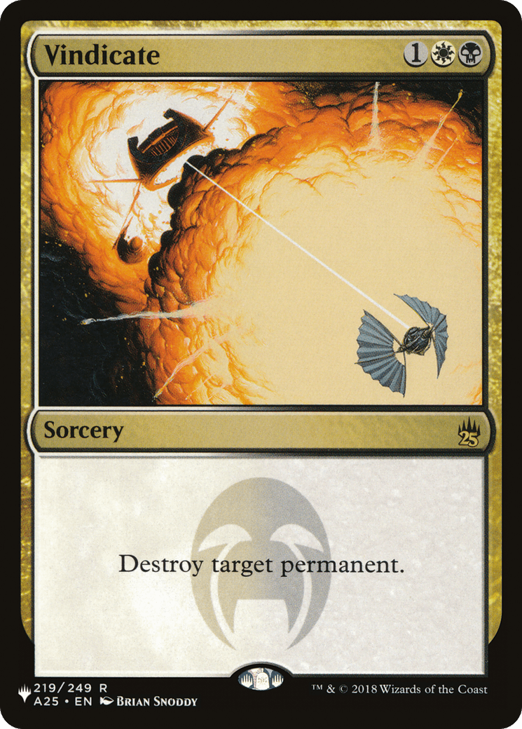 Vindicate [The List] - Card Brawlers