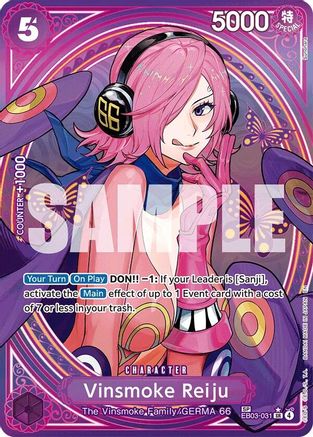 Vinsmoke Reiju (SP) (EB03-031) - Extra Booster: One Piece Heroines Edition Foil - Card Brawlers