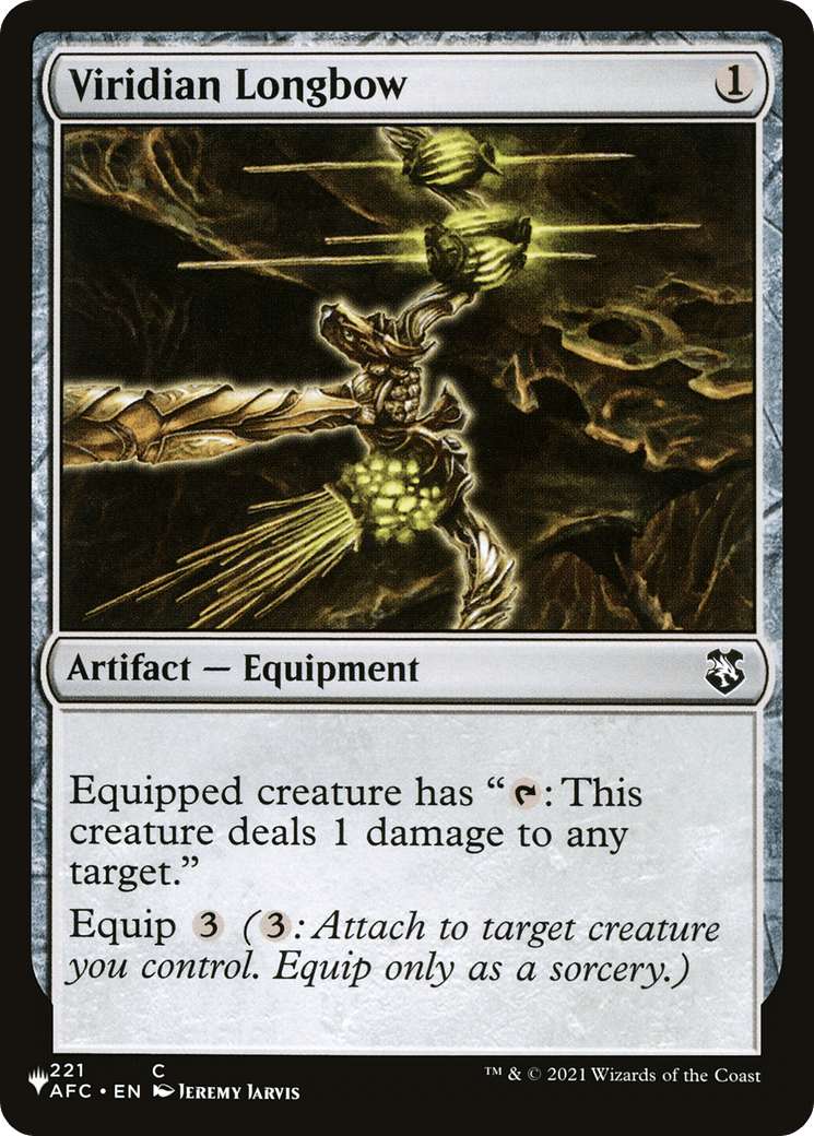 Viridian Longbow [The List] - Card Brawlers