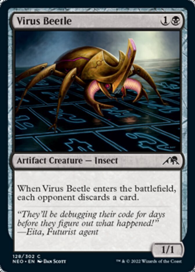 Virus Beetle [Kamigawa: Neon Dynasty] - Card Brawlers