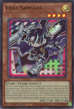 Visas Samsara (MAMO-EN033) - Magnificent Monsters 1st Edition - Card Brawlers