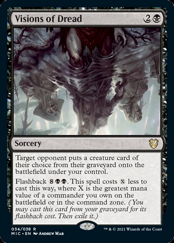 Visions of Dread [Innistrad: Midnight Hunt Commander] - Card Brawlers