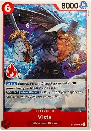 Vista (Ace Deck) (OP16-011) - Set Sail Deck Set - Card Brawlers