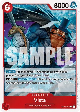 Vista (OP16-011) - The Time of Battle Foil - Card Brawlers