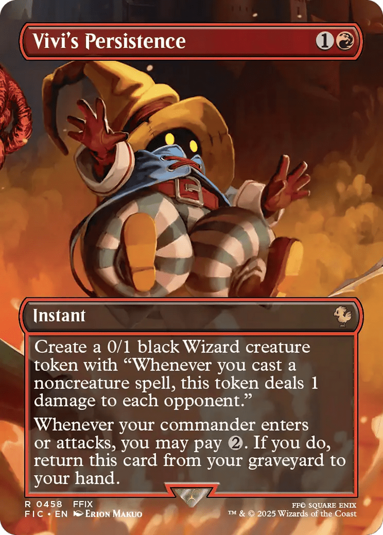 Vivi's Persistence (Borderless) [FINAL FANTASY Commander] - Card Brawlers