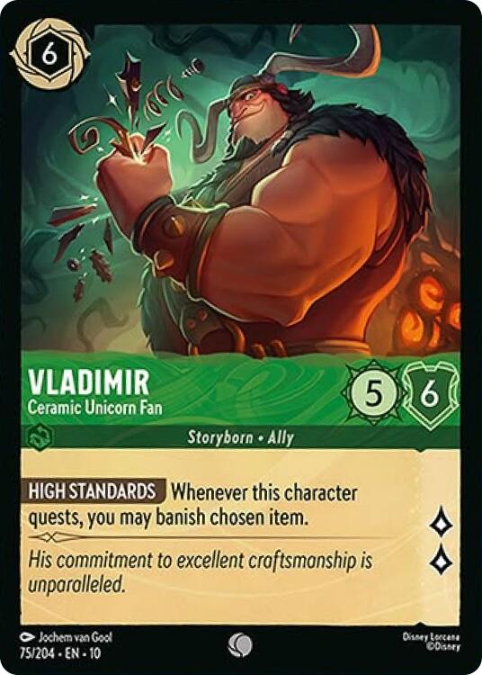 Vladimir - Ceramic Unicorn Fan (75/204) [Whispers in the Well] - Card Brawlers