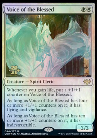 Voice of the Blessed [Innistrad: Crimson Vow Prerelease Promos] - Card Brawlers