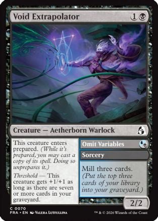 Void Extrapolator (FRA-070) - Reality Fracture Foil - Card Brawlers