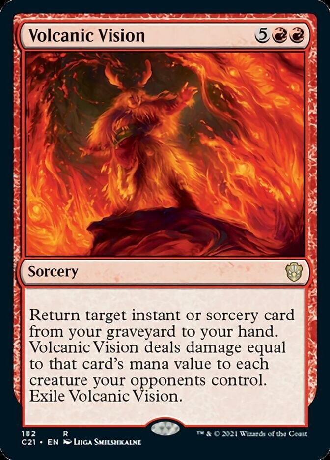 Volcanic Vision [Commander 2021] - Card Brawlers