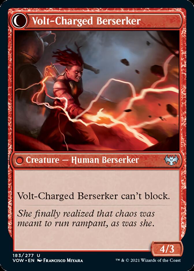 Voltaic Visionary // Volt - Charged Berserker [Innistrad: Crimson Vow] - Card Brawlers
