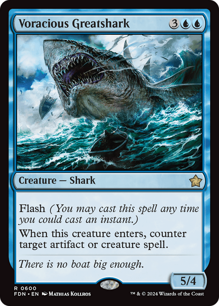 Voracious Greatshark [Foundations] - Card Brawlers