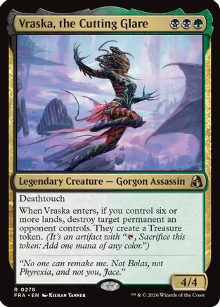 Vraska, the Cutting Glare (FRA-278) - Reality Fracture Foil - Card Brawlers