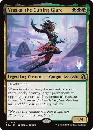Vraska, the Cutting Glare (PPFRA-278) - Promo Pack: Reality Fracture Foil - Card Brawlers