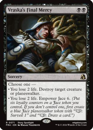 Vraska's Final Mercy (PPFRA-071) - Promo Pack: Reality Fracture - Card Brawlers