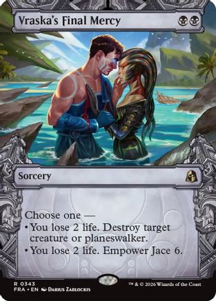 Vraska's Final Mercy (Showcase) (FRA-343) - Reality Fracture Foil - Card Brawlers