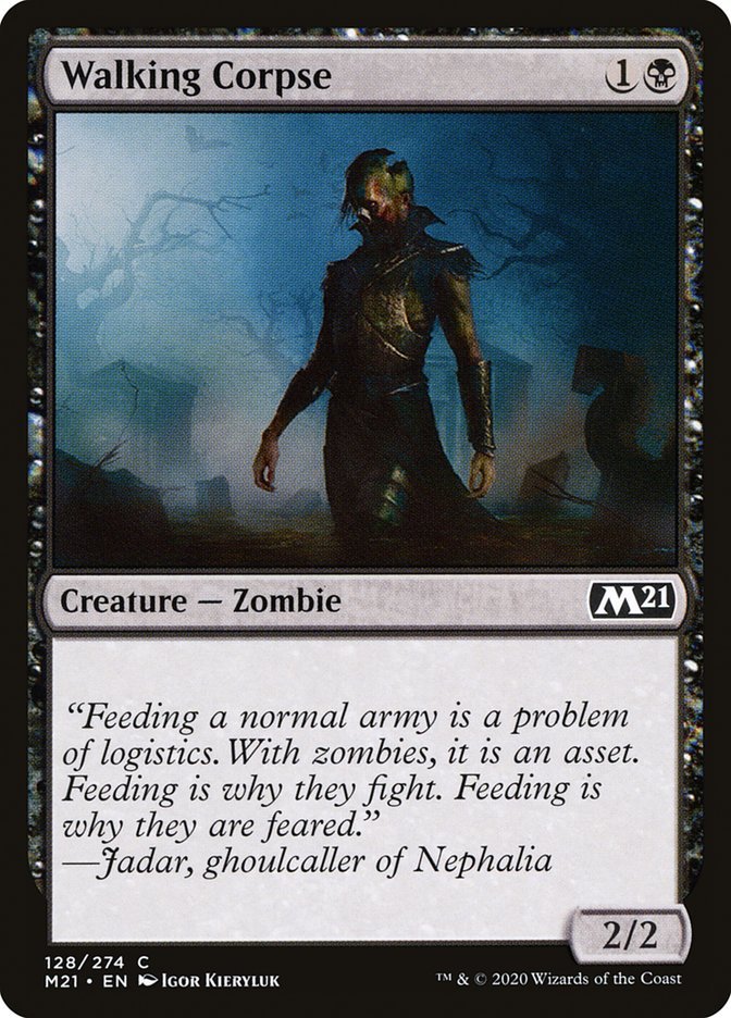 Walking Corpse [Core Set 2021] - Card Brawlers