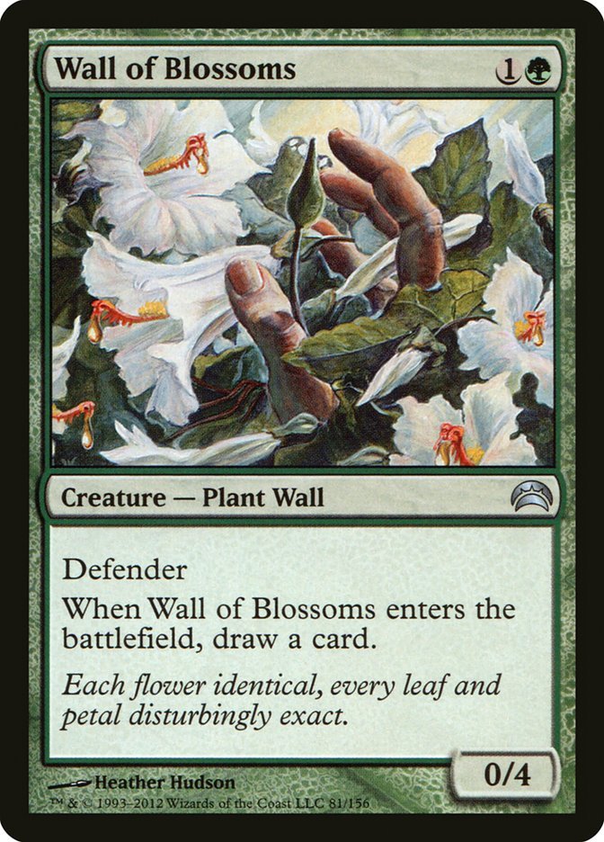 Wall of Blossoms [Planechase 2012] - Card Brawlers