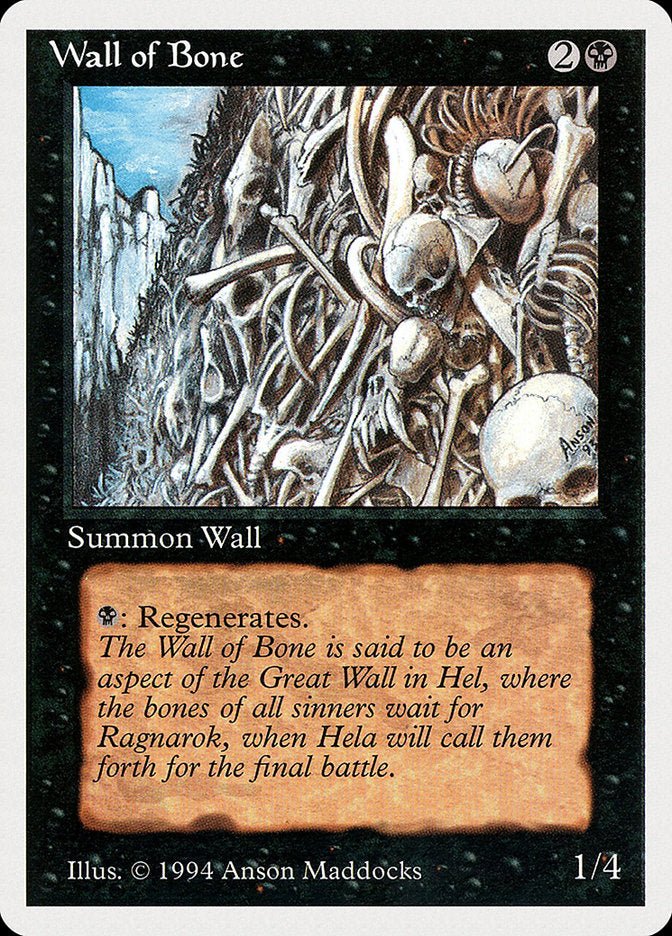 Wall of Bone [Summer Magic / Edgar] - Card Brawlers