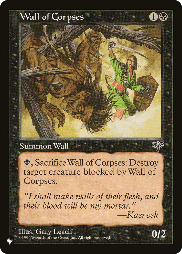 Wall of Corpses [The List] - Card Brawlers