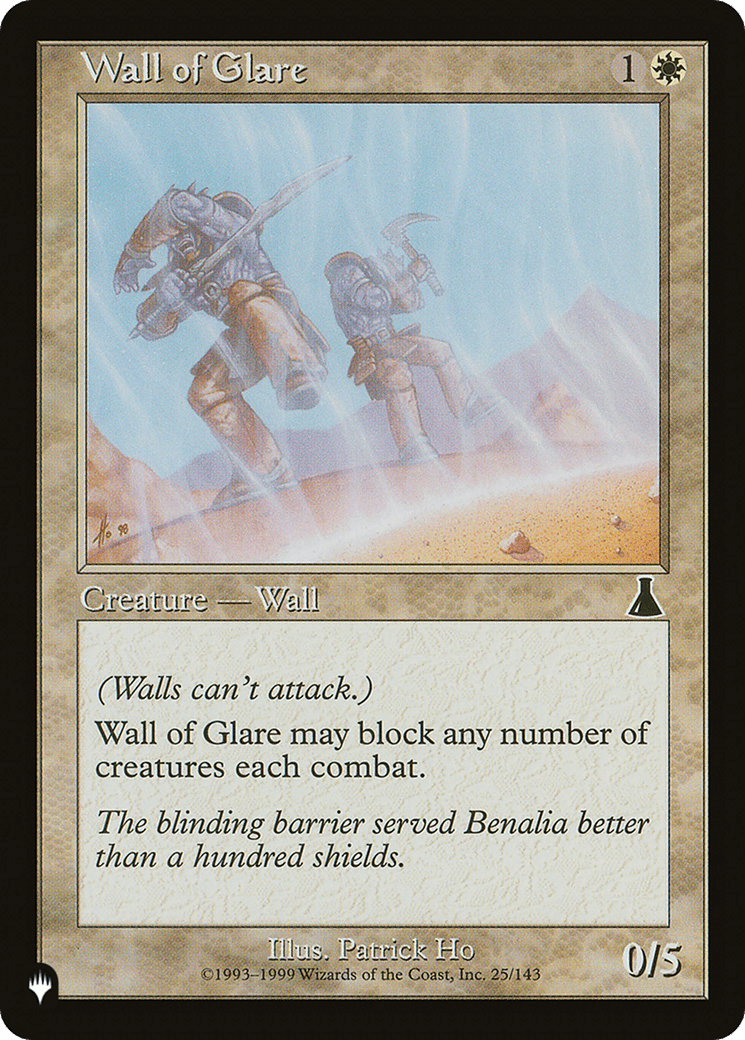 Wall of Glare [The List] - Card Brawlers
