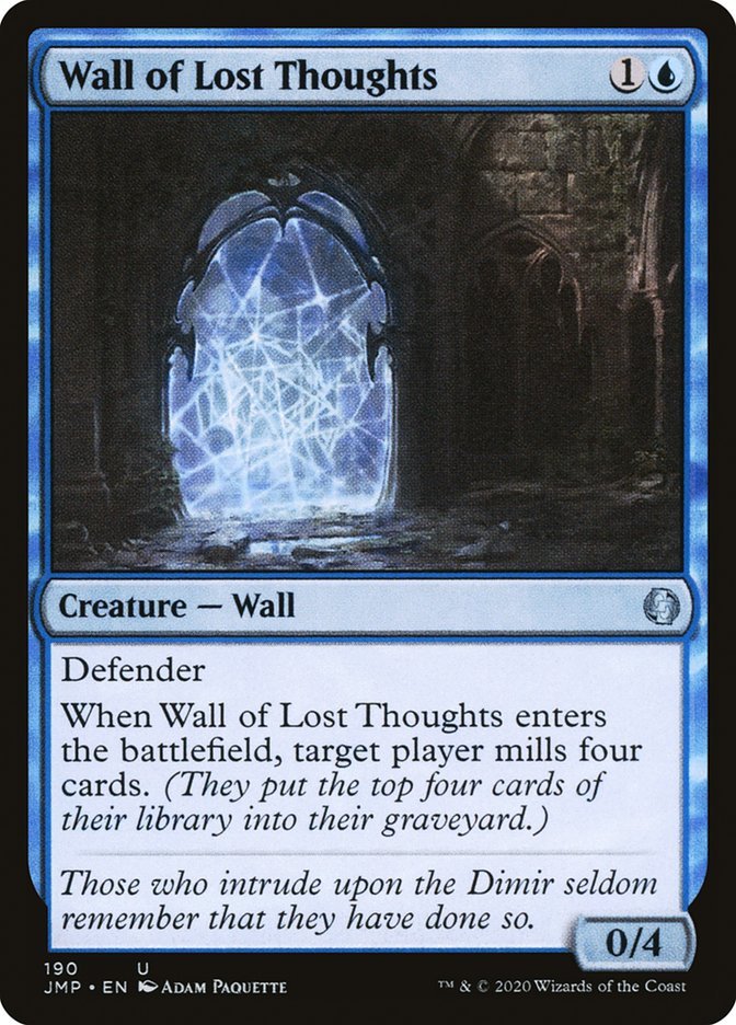 Wall of Lost Thoughts [Jumpstart] - Card Brawlers