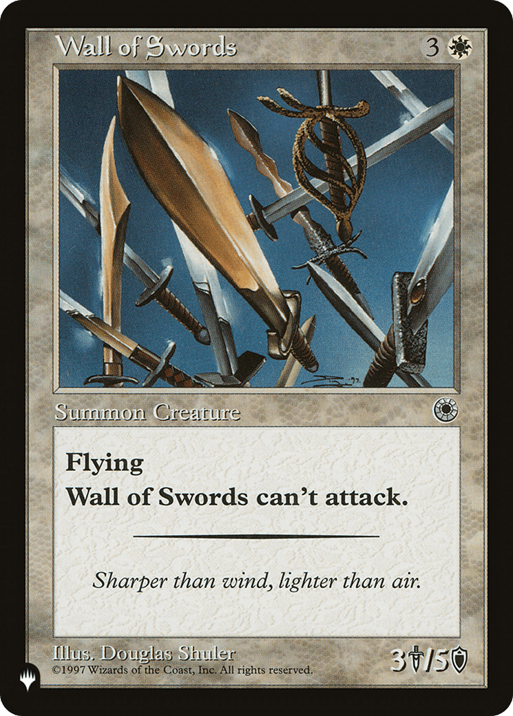 Wall of Swords [The List] - Card Brawlers