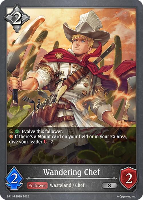Wandering Chef - P25 (Foil) (BP11 - P25EN) [Bullet of Fate] - Card Brawlers