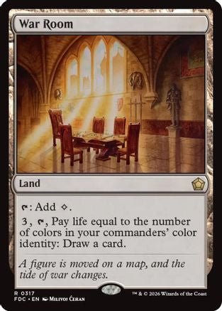 War Room (FDC-317) - Commander: Foundations - Card Brawlers
