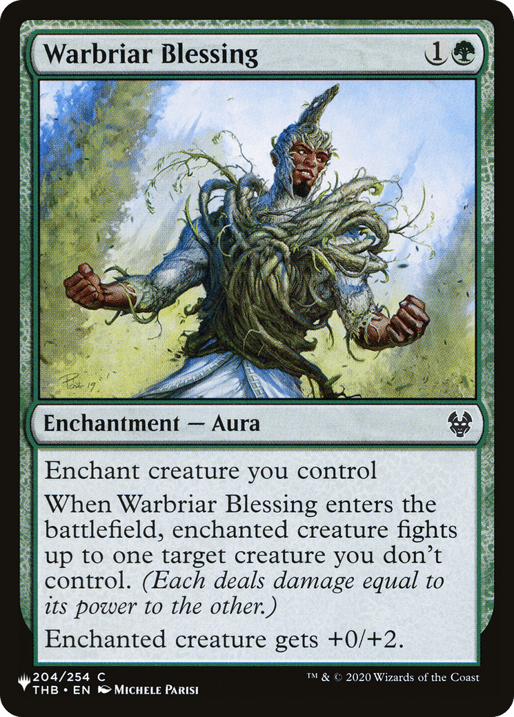 Warbriar Blessing [The List] - Card Brawlers